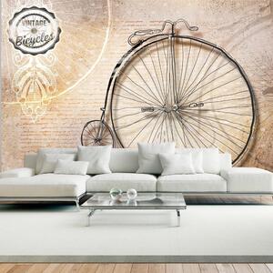 Fototapet - Vintage bicycles - sepia - 150x105