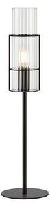 Markslöjd 108555 - Bordslampa TUBO 1xE14/40W/230V 50 cm svart/clear