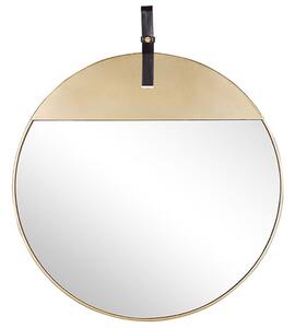 Spegel ø 60 cm guld GURS Beliani