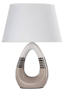 Bordslampa ROMANO 1xE27/60W/230V vit/beige