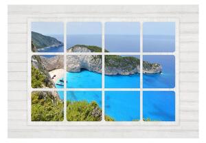 Fototapet - Window on the world - 100x70
