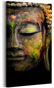 Canvas Tavla - Buddha's Face - 40x80