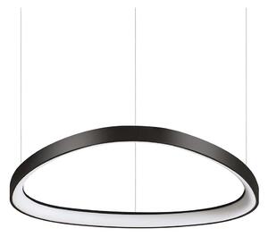 Ideal Lux - LED ljusreglerad ljuskrona på textilsladd GEMINI LED/48W/230V diameter 61 cm svart