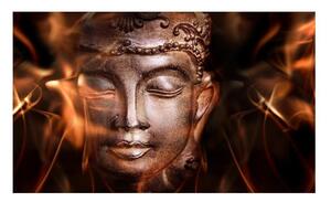 Fototapet - Buddha. Fire of meditation