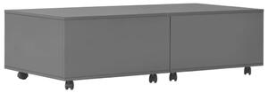Soffbord grå högglans 120x60x35 cm