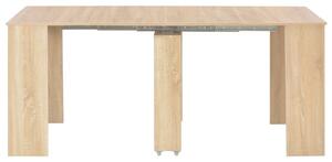 Utdragbart matbord sonoma-ek 175x90x75 cm