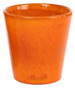 Liten kruka "Plant by rotor"-mandarin/orange