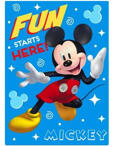 Filt Mickey Mouse Only one 100 x 140 cm Marinblå Polyester