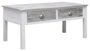 Soffbord grå 100x50x45 cm trä