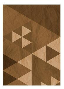 Fototapet - Brown patchwork