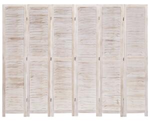 Rumsavdelare 6 paneler 210x165 cm trä