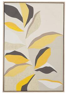 Tavla 63 x 93 cm beige/gul FICUZZA Beliani