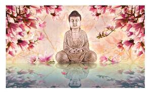 Fototapet - Buddha and magnolia