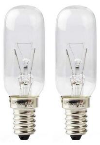 Nedis CHBUE1425W2 - PAKET 2x Glödlampor för fläkt E14/25W/230V 3000K