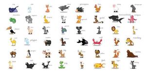 Fototapet XXL - Learning by playing (animals) - 550x270