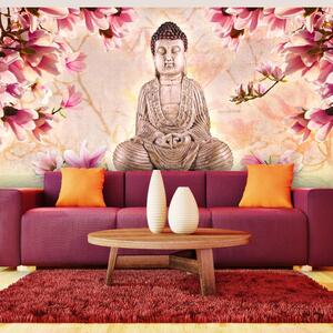 Fototapet XXL - Buddha and magnolia - 550x270