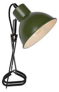 Lucide 45987/01/33 - Lampa med klämma MOYS 1xE27/40W/230V grön