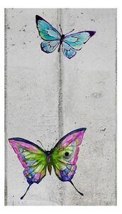 Fototapet - Butterflies and Concrete