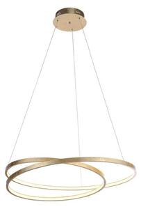 Paul Neuhaus 2474-12 - Dimbar LED-lampakrona med snöre ROMAN LED/40W/230V guld