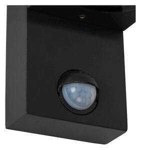 Lucide 69803/02/30 -Utomhuslampa med sensor ZARO 2xGU10/7W/230V IP65 svart