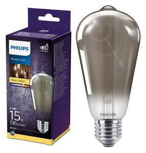 LED-lampa SMOKY VINTAGE Philips ST64 E27/2.3W/230V 2,700K