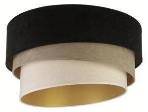Takbelysning DEVON 1xE27/40W/230V svart/beige