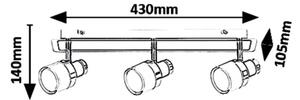 Rabalux 5023 - LED Badrumsbelysning vägg HAROLD LED/15W/230V IP44