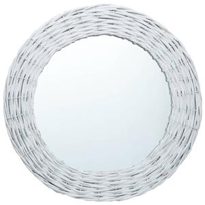 Spegel vit 70 cm korgmaterial