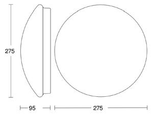 STEINEL 035105 - LED Badrumsbelysning med sensor RS 16 LED/9,5W/230V IP44