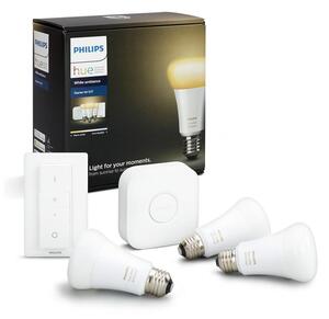 Basic set Philips Hue Vit AMBIANCE 3xE27/9,5W/230V