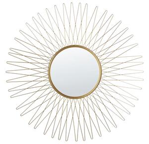 Spegel 70 cm guld SAUMUR Beliani
