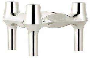 STOFF - BMF Lysestage - Ljusstake - Chrome - H6,5 x Ø11,7 cm