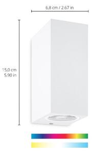 WiZ - LED RGBW Dimbar vägglampa UP&DOWN 2xGU10/4,7W/230V vit Wi-Fi