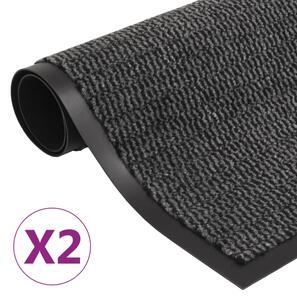 Dörrmattor 2 st rektangulär tuftad 40x60 cm actracit