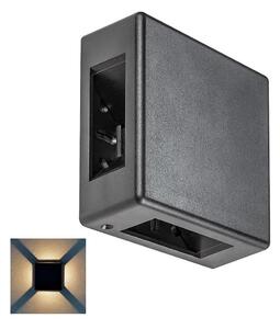 Rabalux 7317 - LED Utomhus vägglampa LIPPA LED/6W/230V IP54 svart