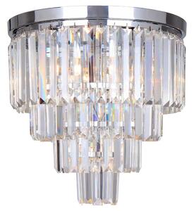 Brilagi - LED Vägglampa i kristall MOZART 5xE14/40W/230V skinande krom
