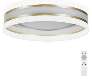LED Justerbar ljusstyrka taklampa SMART CORAL GOLD LED/24W/230V vit /gyllene + Fjärrkontroll
