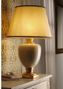 ONLI - Bordslampa MOZART 1xE27/22W/230V beige/guld 75 cm