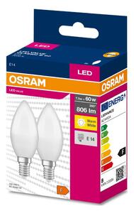 KIT 2x LED glödlampa B38 E14/7,5W/230V 3000K - Osram