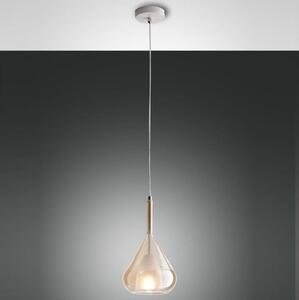 Fabas Luce 3481-40-125 - Ljuskrona med textilsladd LILA 1xE27/40W/230V guld