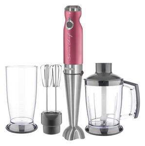 Sencor - Stick blender 4in1 1200W/230V rostfri/rosa