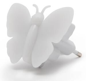 LED orienteringsbelysning för väggkontakt LED/1W/230V fjäril