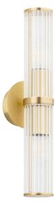 Argon 7203 - Vägglampa HAMPTON 2xE14/7W/230V guld