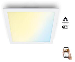 WiZ - LED Dimbar taklampa SUPERSLIM LED/12W/230V vit Wi-Fi