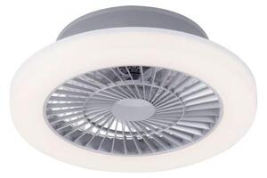 Leuchten Direkt 14645-55 - LED Belysning med en fläkt LEONARD LED/27W/230V