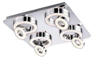 Leuchten Direkt 14522-17 - LED spotlight TIM 4xLED/2,8W/230V + 4xLED/3,1W