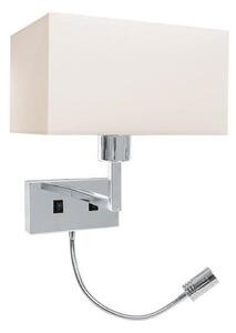 Zambelis H51 - LED vägglampa LED/3W + 1xE27/40W/230V