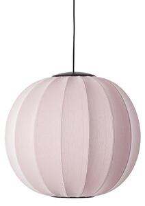 Made by Hand - Knit-Wit Ø60 Round Pendant LED - Hängande lampa - Light Pink - Ø60 x H50 cm