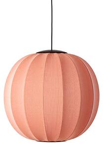 Made by Hand - Knit-Wit Ø60 Round Pendant LED - Hängande lampa - Coral - Ø60 x H50 cm