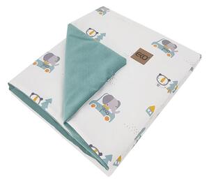 EKO - Cotton blanket CARS 100x80 cm